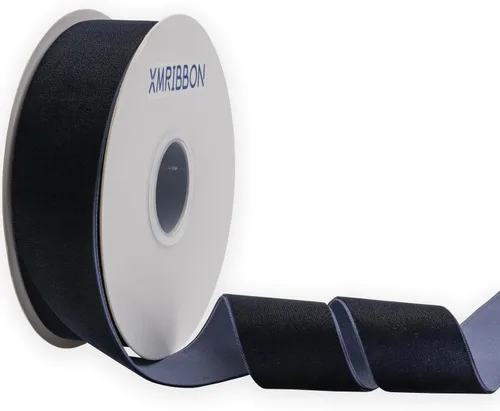 Vista 34 de Cinta de terciopelo negro de un solo lado, carrete de 1 pulgada por 10 yardas