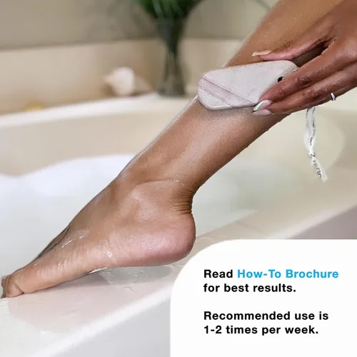 Vista 8 de Exfoliante para piernas y cuerpo: exfoliante profundo para el tratamiento de piernas de fresa, exfoliante de piernas encarnadas, removedor de piel