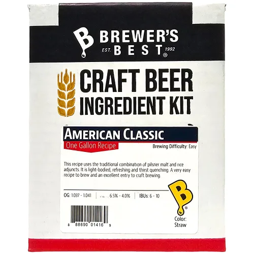 Vista 7 de Home Brew Ohio El mejor kit de ingredientes de cerveza casera de un galón (American Classic)