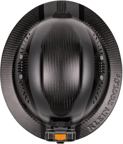 Vista 10 de Klein Tools 60514 Casco duro, ala completa de fibra de carbono serie K12, linterna frontal recargable, ventilada, clase C, tipo 1, Spartan