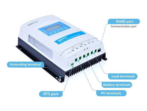Vista 5 de EPEVER Controlador de carga solar MPPT serie XTRA3215N, carga y descarga máxima de 30 A, conversión de energía de alta eficiencia, ideal