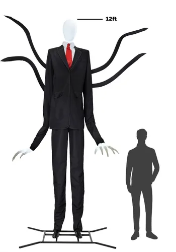 Vista 9 de Decoración Slenderman Iluminado de 12 pies Multicolor