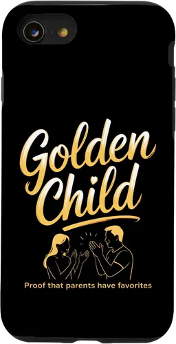 Vista 18 de Golden Child Mom's Favorite Gifted Kids Sibling Rivalry Art Case for iPhone 16