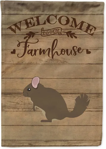 Vista 127 de Caroline's Treasures CK6823GF Coypu Nutria River Rat Welcome Garden Flag - Bandera decorativa para patio exterior, patio, obras de arte