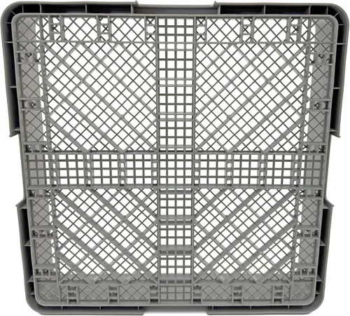 Vista 3 de Estante de cubiertos para lavavajillas comerciales Combinación de tamaño completo Polipropileno Gris