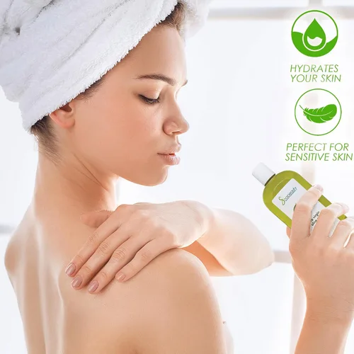 Vista 2 de Soapeauty Aceite de Oliva Virgen Extra Aceite portador 100% puro y natural sin refinar prensado en frío Aceite de masaje y corporal para piel