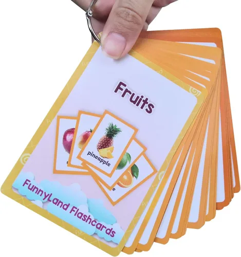 Vista 7 de 21 unids/set fruta niños regalos inglés tarjetas flash tarjeta de bolsillo educativo aprendizaje bebé juguetes para niños pre-jardín de infantes