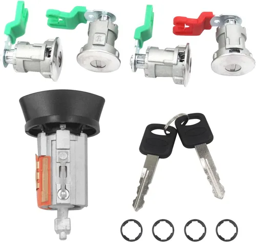 Vista 6 de Cilindro de bloqueo de encendido compatible con Ford Lincoln 1996-2016 1996-2007 Mercury 1996-2007 Mazda 1998-2009, Reemplazo # 924-724