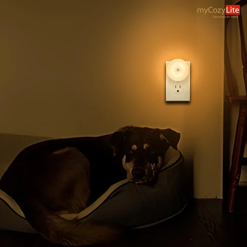 Vista 7 de Luz nocturna con sensor de movimiento, paquete de 2 luces nocturnas activadas por movimiento, encendido y apagado automático, tono cálido de 3200 K