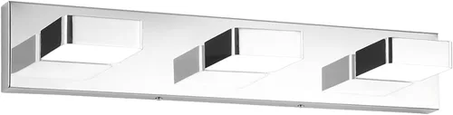 Vista 15 de Lámparas LED modernas de 2 luces LED para tocador de baño (15.5 pulgadas, blanco frío 6000 K), accesorios de iluminación de pared de baño