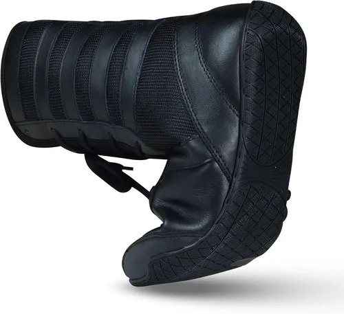 Vista 5 de Zapatos de boxeo profesionales transpirables, zapatos de entrenamiento para adultos y jóvenes, hombres y mujeres, suela de goma antideslizante