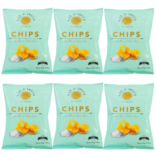 Vista 3 de Sal de Ibiza Fleur de Sel Potato Chips – 4.4 oz Bags (1-Pack)