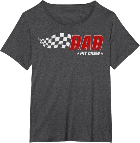 Vista 28 de Dad Pit Crew Race Car Birthday Family Matching Pit Crew Camiseta Pit Crew