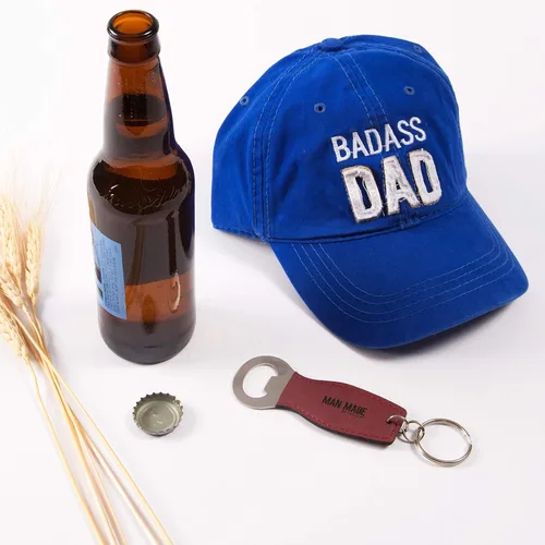 Vista 5 de Pavilion - Best Dad Ever - Llavero rojo para abrebotellas