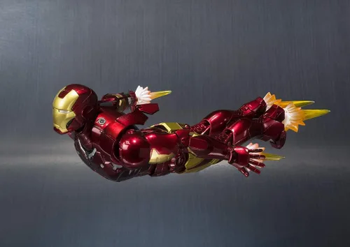 Vista 4 de S.H.Figuarts - Figura de acción Iron Man Mark 3, sobre 6.102 in, ABS, PVC y fundida a presión