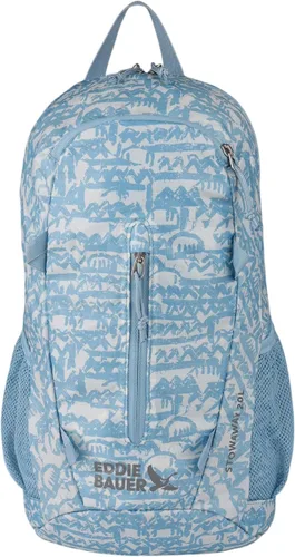 Vista 25 de Eddie Bauer Stowaway Mochila Empacable Viaje Exterior Ligera Plegable Duradera Poliéster Ripstop 30L - Cereza Negra