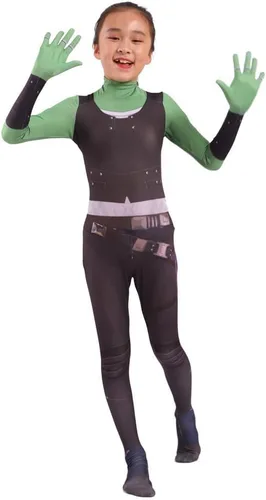 Vista 4 de Disfraz de Gamora para niñas