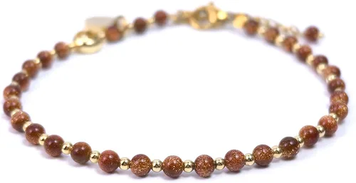 Vista 19 de Morchic 3mm Natural Gemstone Beaded Bracelet for Women, Dainty Tiny Charm Jewelry, Adjustable 7.1-8.6" Ideal Birthday Holiday Gift
