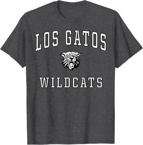 Vista 37 de Camiseta de Los Gatos de la escuela secundaria de Wildcats C1