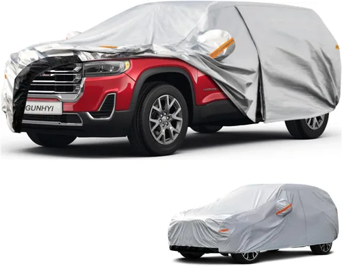 Vista 25 de GUNHYI Funda para coche SUV de ajuste personalizado para BMW X5/X6 de 2007 a 2022, 6 capas de alta resistencia, cubierta exterior completa