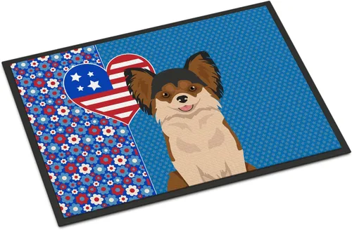 Vista 112 de Caroline's Treasures WDK5119JMAT Airedale Terrier USA - Tapete para interiores o exteriores, 24 x 36 pulgadas, tapete para puerta delantera