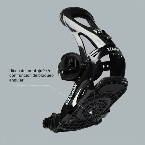 Vista 7 de XCMAN Fijación de snowboard para exteriores de montaña Bota talla 6-9 de EE. UU
