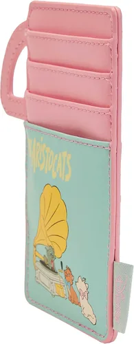 Vista 4 de Loungefly Disney The Aristocats - Tarjetero para póster, Rosado, Tarjetero
