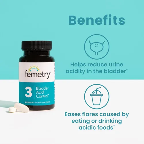 Vista 2 de Paquete Femetry — Kit de apoyo urinario y de la vejiga: limpieza urinaria y equilibrio de la flora, comodidad diaria de la vejiga y control