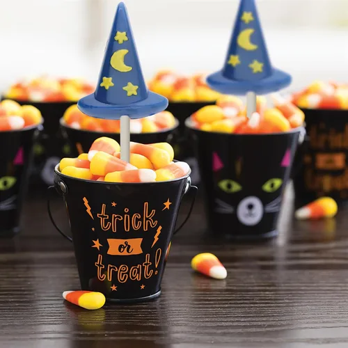Vista 4 de Cybrtrayd H114 - Molde de caramelo de chocolate para Halloween, sombrero de bruja