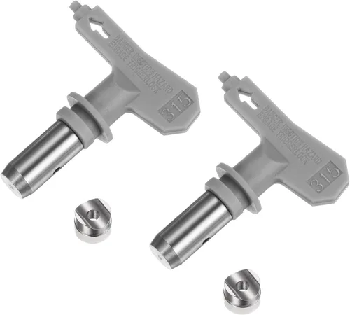 Vista 24 de uxcell 2 puntas de pulverización reversibles para pulverizador sin aire, 109 puntas de boquilla de pulverización de pintura, piezas de máquina