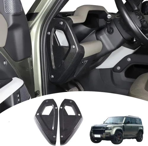 Vista 8 de Adhesivo decorativo para Land Rover Defender 2020-2025, 90, 110, 130, accesorios interiores (marrón)