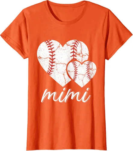 Vista 68 de Camiseta de béisbol Mimi para el Día de la Madre, Negro, S