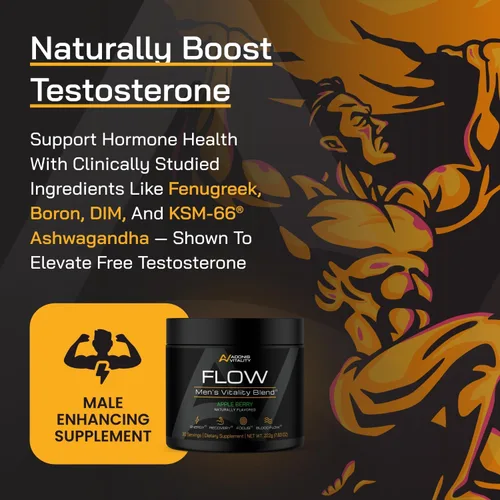 Vista 3 de Potenciador de testosterona para hombres - Suplemento de óxido nítrico y libido con 5,000 mg de L-citrulina y ashwagandha - Apoya la energía