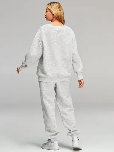 Vista 3 de AUTOMET Womens 2 Piece Outfits Sweatsuit Oversized Sweatshirt Lounge Sets Baggy Sweatpants Fall Fashion with Pockets