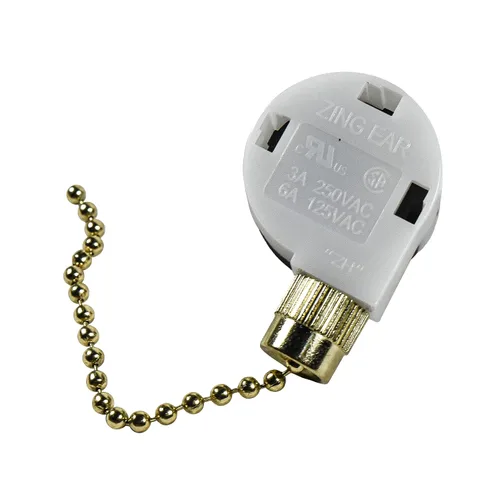 Vista 3 de HQRP Interruptor de control de 4 cables de 3 velocidades compatible con ventilador de techo Westinghouse, función L-1-2-3, L-2-3, L-1-3, L-1-2 +