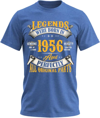 Vista 79 de Camiseta de cumpleaños para hombre, leyendas nacieron en 19XX, camiseta Negro