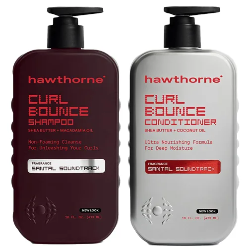 Vista 9 de Hawthorne Juego de champú y acondicionador para hombre todo el día. Champú y acondicionador sin sulfato con aceite de aguacate puro y aloe para un