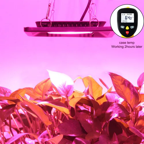 Vista 5 de Luz LED impermeable de 100 W de espectro completo, luz LED COB de nueva tecnología, disipación de calor natural sin ruido, adecuado para plantas