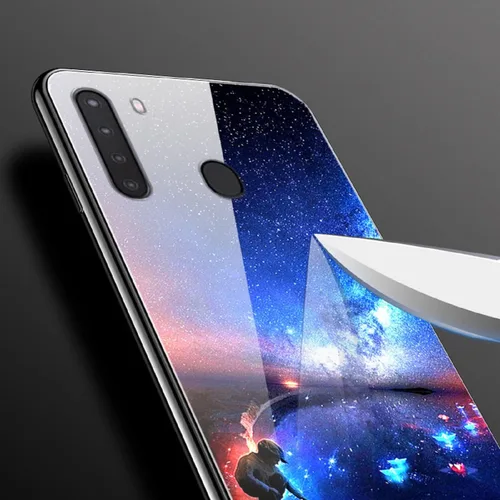 Vista 8 de Funda de vidrio templado con foto personalizada para Samsung Galaxy S9 S10 S20 S21 S22 Plus Ultra Note 10 20, imagen personalizada 9H parte trasera