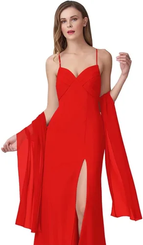 Vista 19 de Chales de gasa para mujer, bufandas para dama de honor, boda, noche, graduación, fiesta, ocasiones especiales, vestidos de 90 x 20 pulgadas