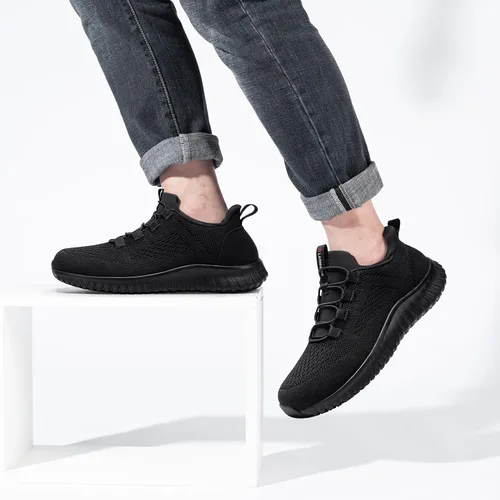 Vista 7 de LARNMERN Zapatos antideslizantes impermeables para hombre, zapatos deportivos de servicio de alimentos, para cocina, restaurante, chef, zapatos