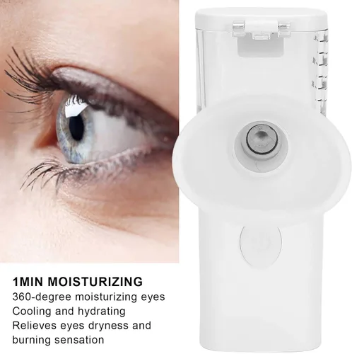 Vista 5 de Dioche Pulverizador de niebla humidificador de ojos secos, máquina hidratante portátil, vapor fresco, rociador de vapor rápido para el cuidado