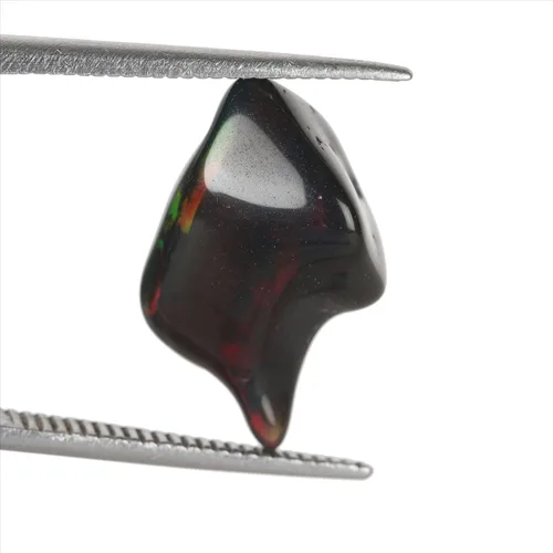 Vista 4 de GEMHUB Piedra preciosa natural de ópalo de fuego de 3.35 quilates, piedra de cristal de ópalo de fuego etíope certificada por EGL, para colgantes