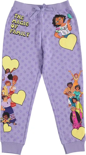 Vista 3 de Disney ENCANTO - Conjunto de sudadera con capucha y ropa deportiva para niñas, Mirabel, Isabela y la magia de la familia, juego de 2 piezas, tallas