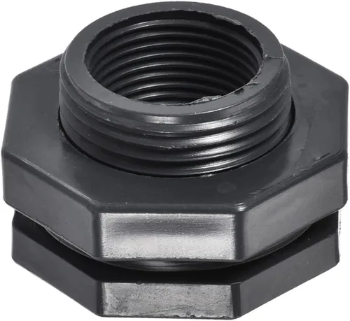 Vista 15 de M METERXITY Paquete de 2 accesorios de mamparo de PVC – Conector de tanque de agua de doble rosca, con junta de silicona, para acuarios