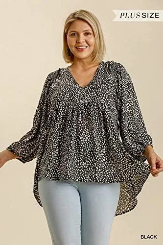 Vista 2 de Umgee Túnica tipo babydoll de guepardo para mujer