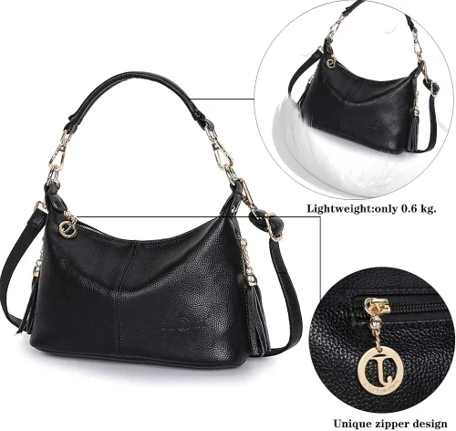 Vista 5 de MINTEGRA Bolsos para mujer Hobo Bolso de hombro Crossbody Bolso de hombro con borla