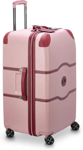 Vista 4 de DELSEY PARIS Maleta Chatelet Hardside 2.0 con ruedas giratorias, Rosado, Equipaje Chatelet Hardside 2.0 con ruedas giratorias