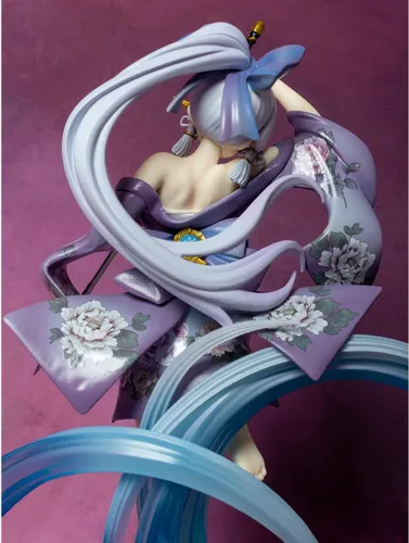 Vista 7 de Kamizato Ayaka Figura Kimono Japonés 28CM 1/7 PVC Anime Juego Modelo de Personaje