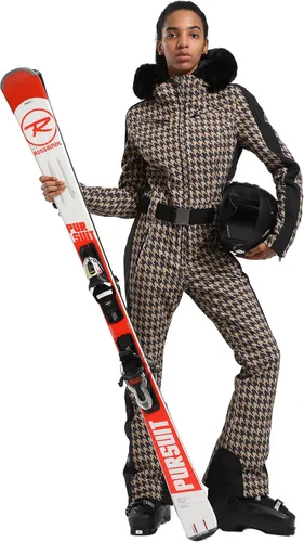 Vista 87 de GSOU SNOW Traje de esquí para mujer, traje de nieve de una pieza, para snowboard, delgado, aislante, impermeable, resistente al viento